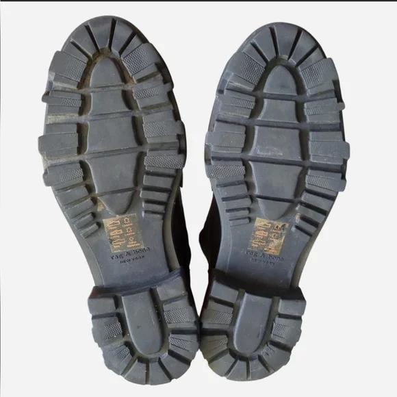 rag & bone Shiloh Leather Combat Boots – Black – Size 38 - Picture 10 of 11